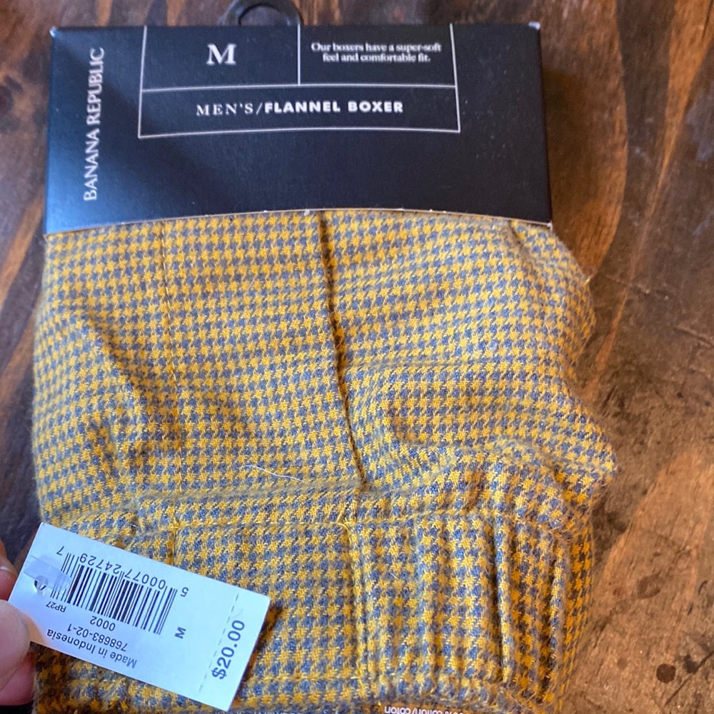 NWT Banana Republic Flannel boxers